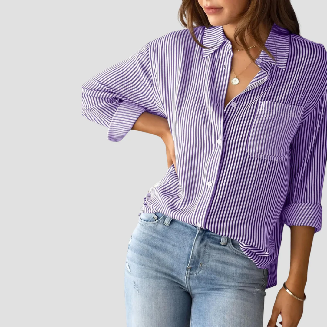 Vellison | Striped Blouse
