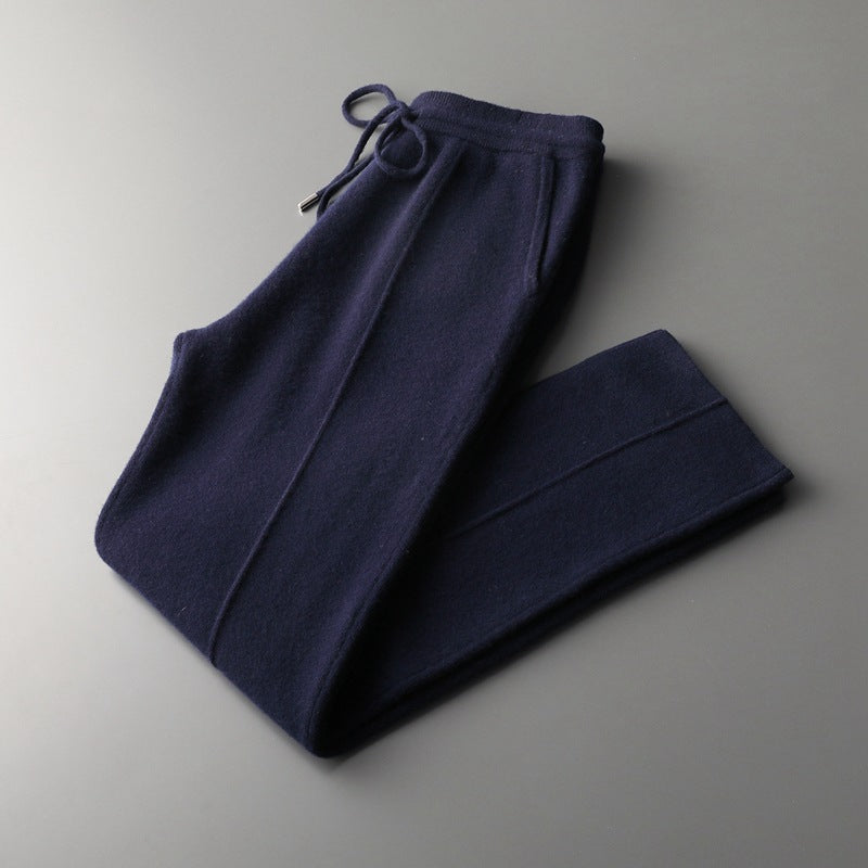 Vellison | Wool Knit Trousers