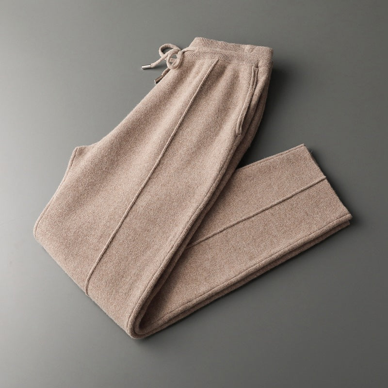 Vellison | Wool Knit Trousers