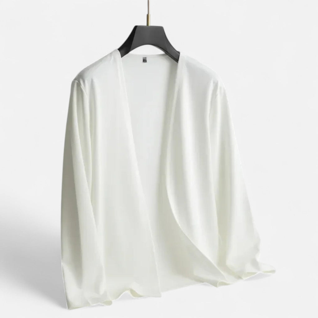Vellison | Men’s Cardigan Cloak – Refined Long-Sleeve Elegance