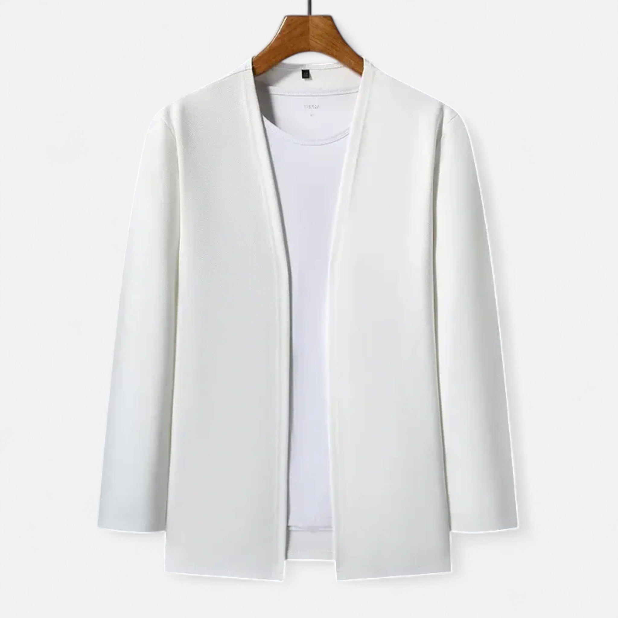 Vellison | Men’s Cardigan Cloak – Refined Long-Sleeve Elegance